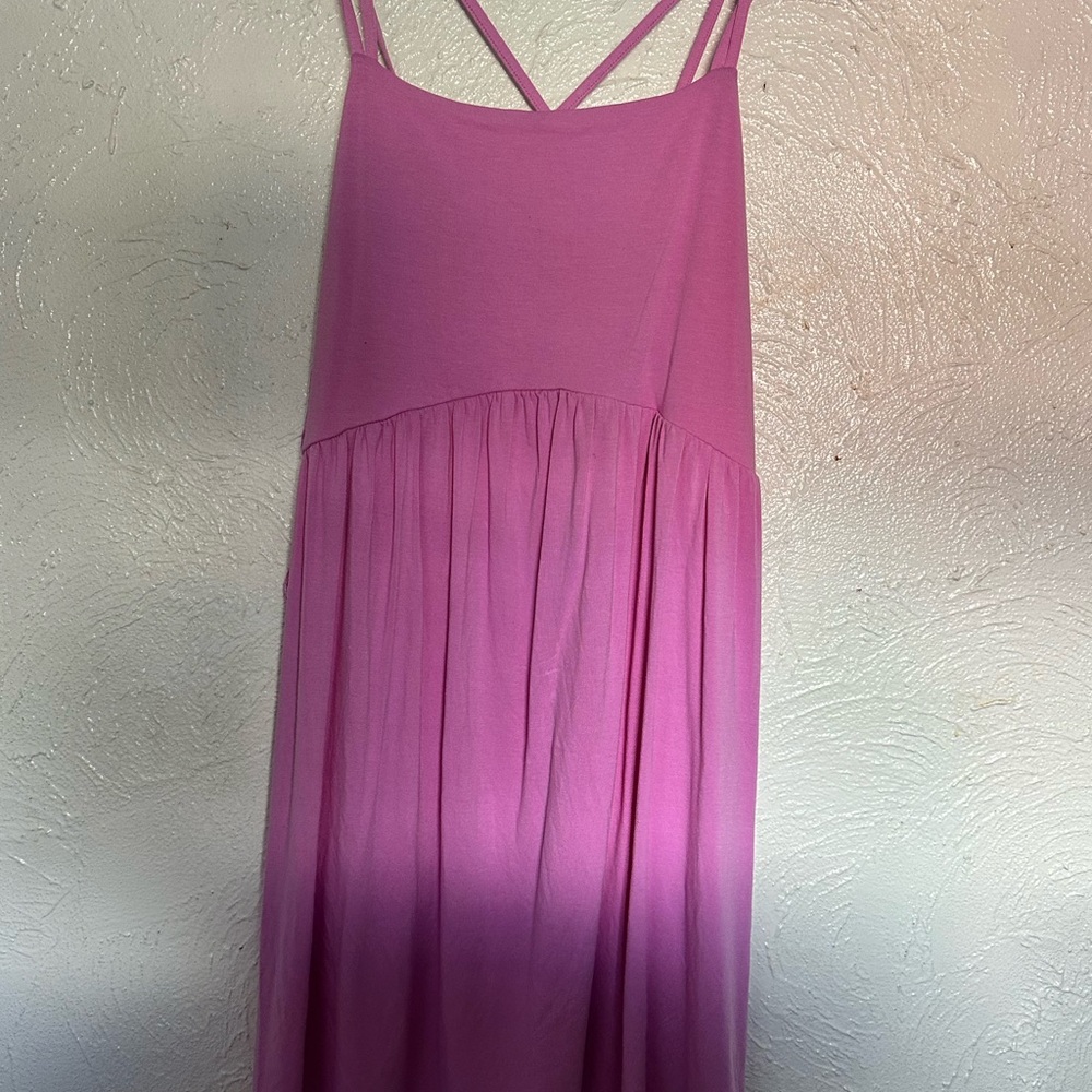 Old Navy Pink Spaghetti-Strap Maxi Dress